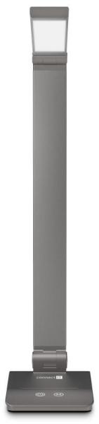 CONNECT IT Stolní LED lampa Bright, USB-A, šedá0
