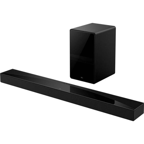 TCL Q75HE soundbar 5.1.2,  620 W,  Bluetooth 5.1,  WiFi 5,  Dolby Atmos,  Dolby TrueHD,  Dolby Digital Plus,  subwoofer,  černá