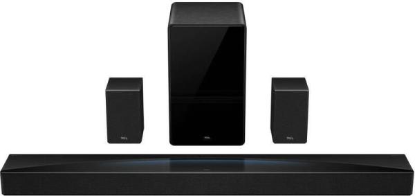 TCL Q85HE soundbar 7.1.4,  860 W,  Bluetooth 5.1,  WiFi 5,  Dolby Atmos,  Dolby TrueHD,  Dolby Digital Plus,  subwoofer,  černá2