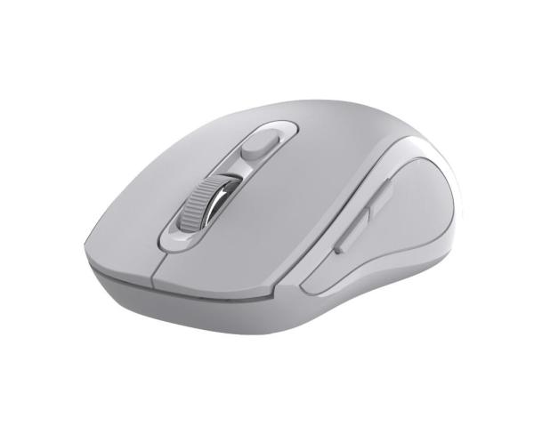 C-TECH myš Dual mode WLM-12GR, bezdrátová, 1600DPI, 6 tlačítek, šedá, USB nano receiver0