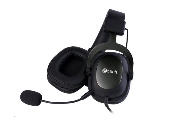 C-TECH Herní sluchátka Archon V2 (GHS-23B),  3.5mm Jack,  černá3