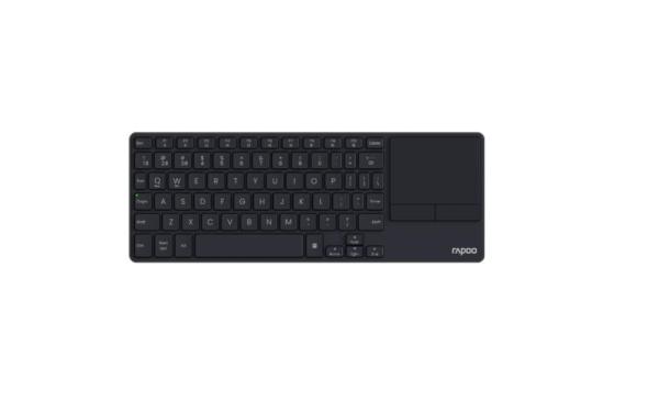 RAPOO Klávesnice E2810M,  Bezdrátová 2.4GHz,  Bluetooth,  CZ/ SK,  černá