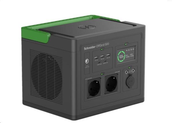 APC Schneider OffGrid Portable Power Station 500, 517Wh Li-ion, 2 Schuko, Sinewave