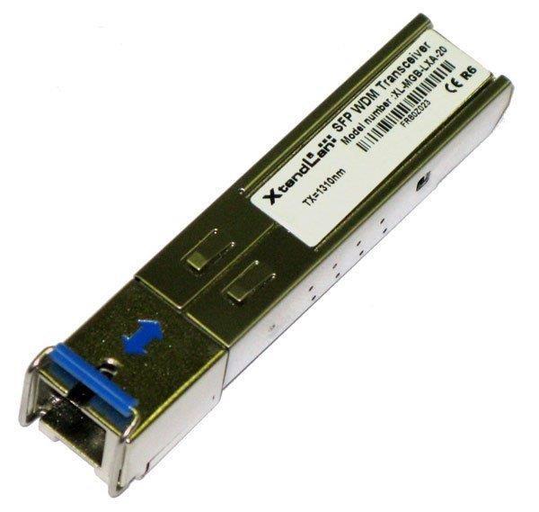Optický SFP modul SM (1550nm/ 1310nm),  WDM,  1, 25 Gb/ s,  SC,  3km (CISCO, DELL, Planet, ZyXEL, TP-LINK, UBNT, MikroTik komp.)