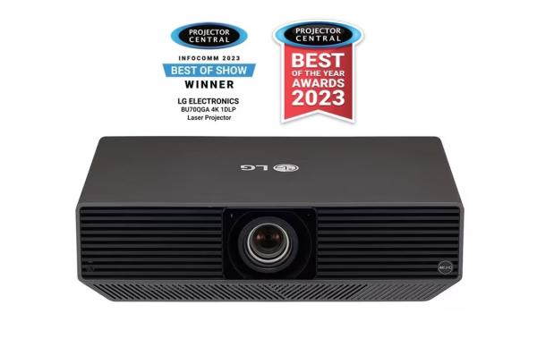 LG projektor BU70QGA.AEU - DLP, laser, 3840x2160 UHD, 7000 ANSI, 3xHDMI, USB-A, DP, RS232, RJ45, 2x5W repro, WebOS