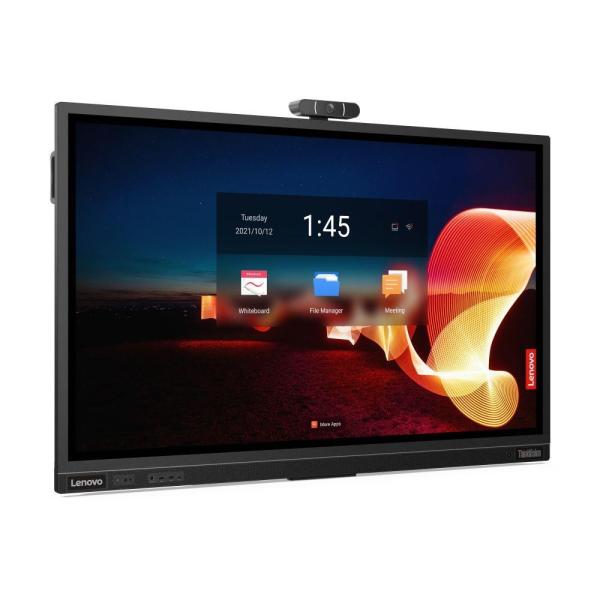 LENOVO LCD T75 - 75”, IPS, matný, 16:9, 3840x2160, Touch, 60Hz, 8ms, 400cd/ m2, 1200:1, HDMI, DP, USB-C, ThB, RJ45, USBHub, VESA0