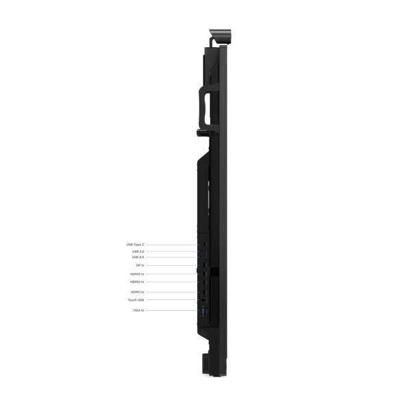 LENOVO LCD T75 - 75”, IPS, matný, 16:9, 3840x2160, Touch, 60Hz, 8ms, 400cd/ m2, 1200:1, HDMI, DP, USB-C, ThB, RJ45, USBHub, VESA7