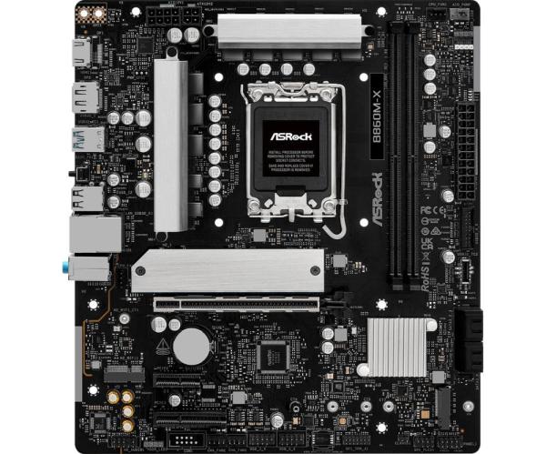 ASRock MB Sc LGA1851 B860M-X,  Intel B860,  2xDDR5,  1xDP,  1xHDMI,  mATX1