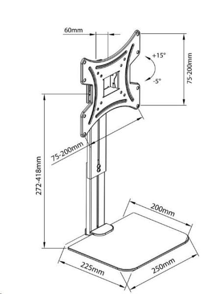 Držák na Tv /  monitor Fiber Mounts FM461