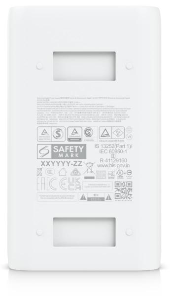UBNT U-PoE+ - Gigabitový PoE injektor 48V/ 0, 65A (30W)0