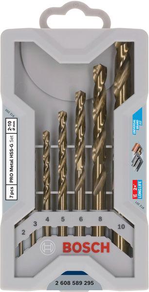 Bosch sada vrtáků do kovu PRO Metal HSS-G, 7 ks2