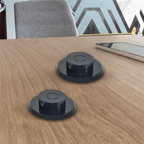 Solight výsuvná nabíječka USB A+C 24W PD, černá4