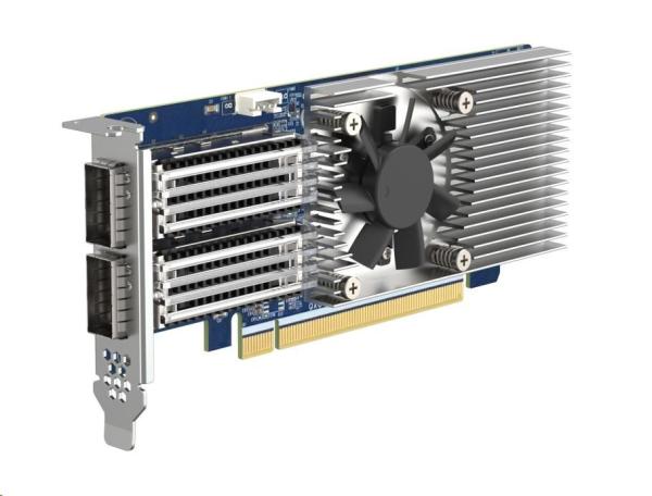 QNAP rozširujúca karta QXG-100G2SF-CX6 (2x 100Gb QSFP28 porty) PCIe karta; PCIe Gen4 x163