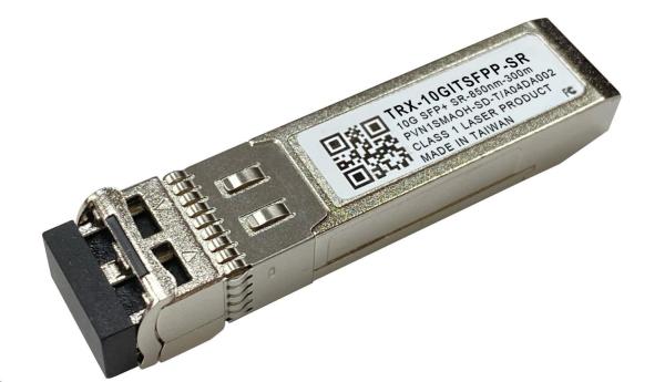 QNAP optický modul TRX-10GITSFPP-SR (1x 10Gb SFP+ port, 850nm SR, do 300m pri teplote -40 ~85)
