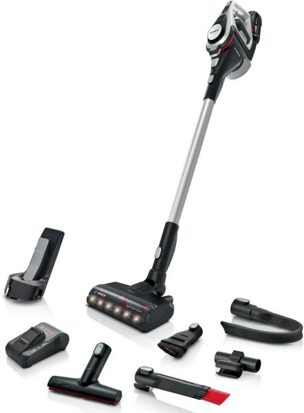 Bosch Unlimited Series 8 Gen2 tyčový vysavač, akumulátorový, 79 dB, bezsáčkový, černá / šedá