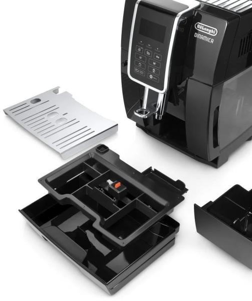 BAZAR - DeLonghi Dinamica ECAM 350.55.B automatický kávovar, 15 bar, vestavěný mlýnek, mléčný systém - Rozbaleno2