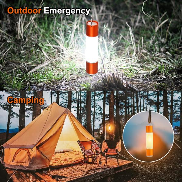 Solight LED nabíjecí ruční svítilna s kampingovou lucernou,  250lm,  power bank,  Li-Ion6