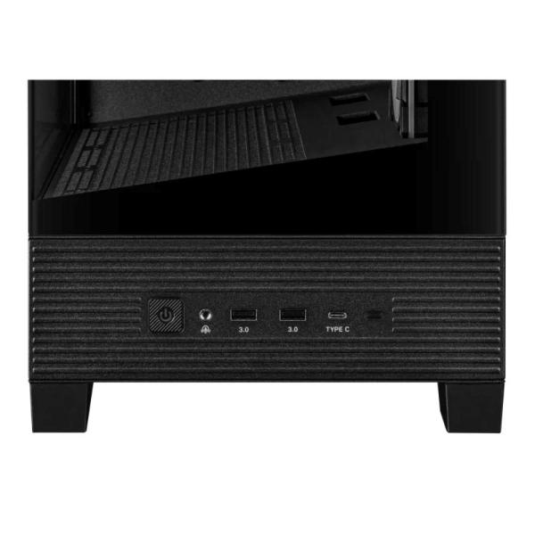 ASUS case A31 PLUS TG ARGB, Mid Tower, Průhledná bočnice, 4x120mm ARGB Fan, ARGB Hub, černá4
