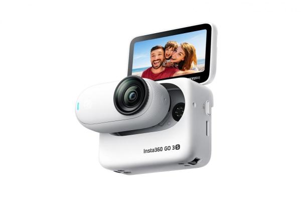 Insta360 GO 3S - 64GB miniaturní magnetická akční kamera,  bílá