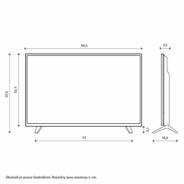 TCL S5400A 40" TV,  Full HD,  LED,  Android TV,  HDR,  Bluetooth,  WiFi,  Dolby Audio,  Chromecast5