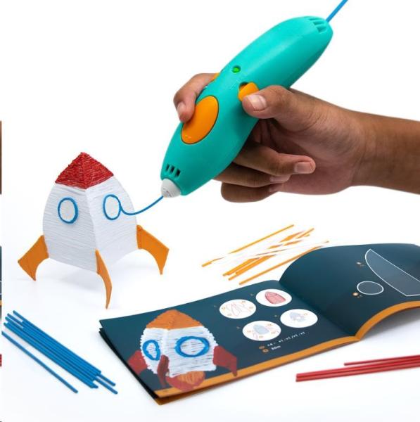 3Doodler 3D Pero Start+ Bundle + 147 náplní,  12 šablon,  9 karet aktivit,  podložka3