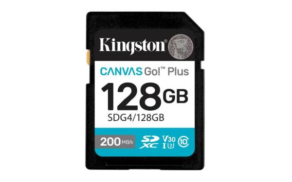Kingston Canvas Go Plus/ SDXC/ 128 GB/ UHS-I U3 / Class 10