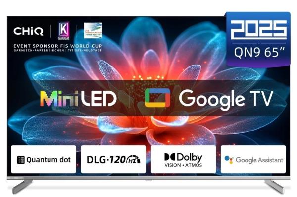 CHiQ M65QN9V TV 65",  UHD MiniLED  Google TV DLG 120 Hz