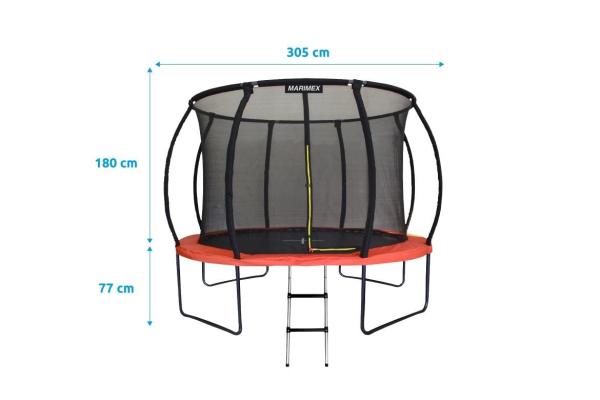 Marimex Premium trampolína 305 cm + vnitřní ochranná síť + schůdky ZDARMA2