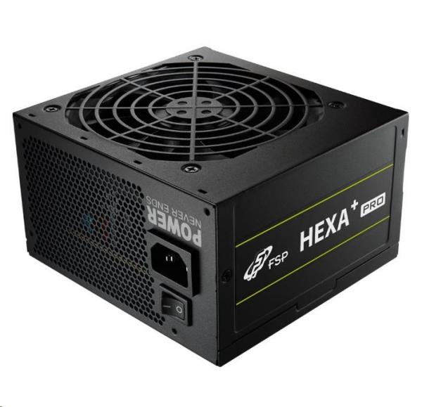 BAZAR - Fortron zdroj 600W HEXA+ PRO 600,  80+,  230V,  +12V Single-Rail,  DC/ DC,  Dual CPU connector,  12cm - Po opravě