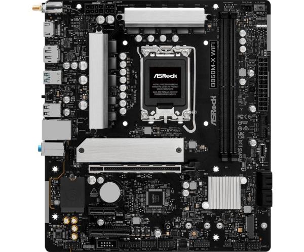 ASRock MB Sc LGA1851 B860M-X WIFI,  Intel B860,  2xDDR5,  1xDP,  1xHDMI,  WiFi,  mATX1