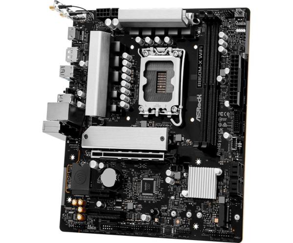 ASRock MB Sc LGA1851 B860M-X WIFI,  Intel B860,  2xDDR5,  1xDP,  1xHDMI,  WiFi,  mATX3
