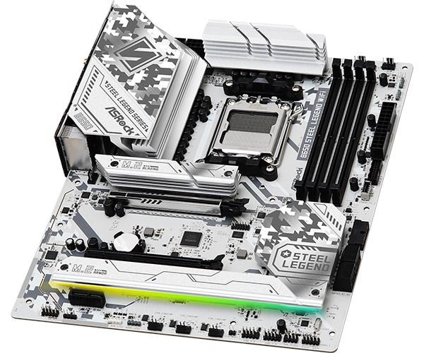 ASRock MB Sc AM5 B650 Steel Legend WiFi ,  AMD B650,  4xDDR5,  1xDP,  1xHDMI,  WIFI3