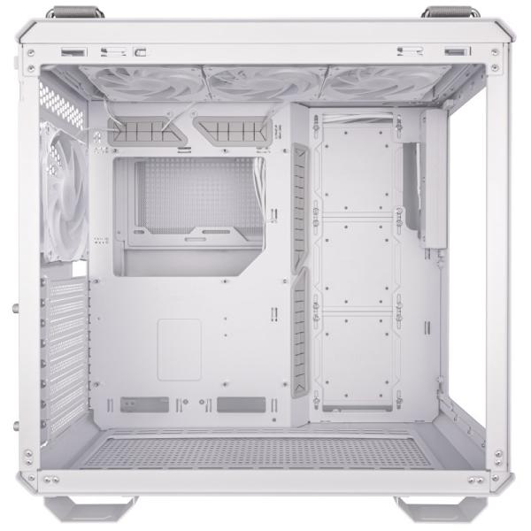 BAZAR - ASUS case TUF GAMING GT502 PLUS,  Mid Tower,  průhledná bočnice,  4x 120mm ARGB Fan,  bílá - Poškozený obal (Komplet3