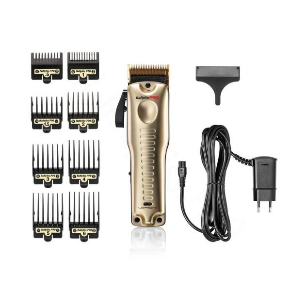 BaByliss Pro 4 FX825GE profesionální zastřihovač,  titanové čepele,  3300 mAh baterie,  zlatá