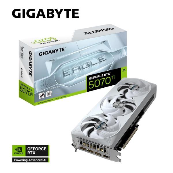 GIGABYTE GeForce RTX 5070 Ti EAGLE ICE SFF/ OC/ 16GB/ GDDR7