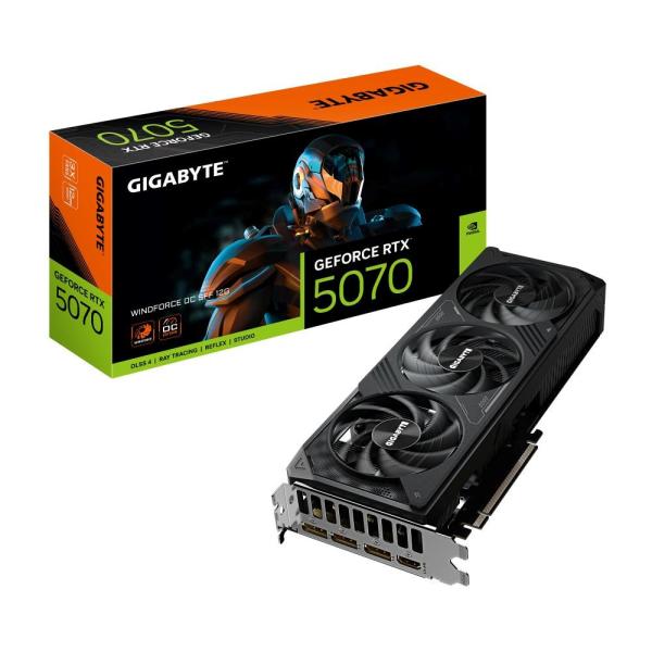 GIGABYTE GeForce RTX 5070 WINDFORCE SFF/ OC/ 12GB/ GDDR7