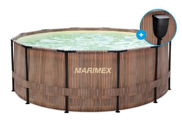 Marimex Florida bazén 3,66x0,99 m se zabudovaným skimmerem - motiv TEAK