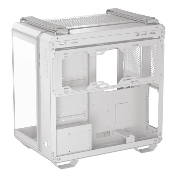 ASUS case TUF GAMING GT502 HORIZON,  Mid Tower,  průhledná bočnice,  4x 120mm ARGB Fan,  bílá6