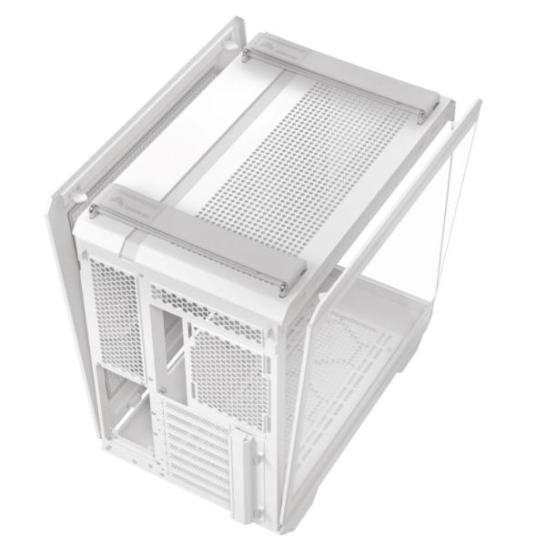 ASUS case TUF GAMING GT502 HORIZON,  Mid Tower,  průhledná bočnice,  4x 120mm ARGB Fan,  bílá3
