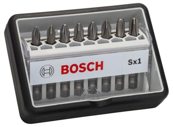 Bosch sada šroubovacích nástavců Robust Line,  Sx PH,  verze Extra Hard,  8 kusů