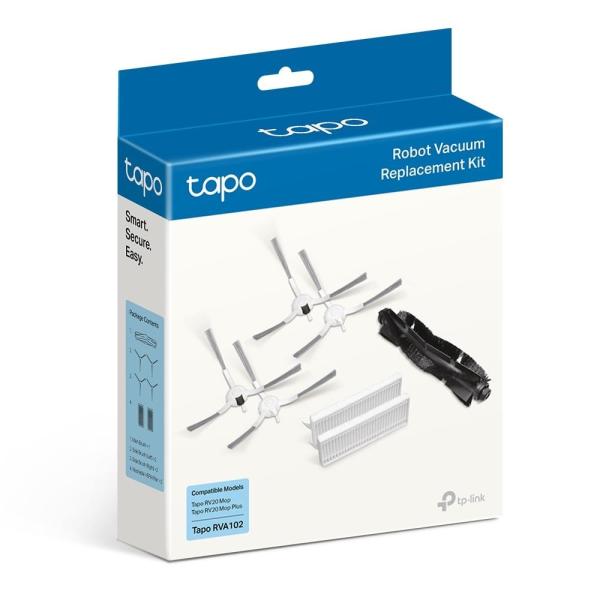 TP-Link Tapo RVA105 sada dílů (1x kartáč,2x boční kartáč,2x HEPA filtr) pro Tapo RV30 Max Plus, Tapo RV20 Max Plus4