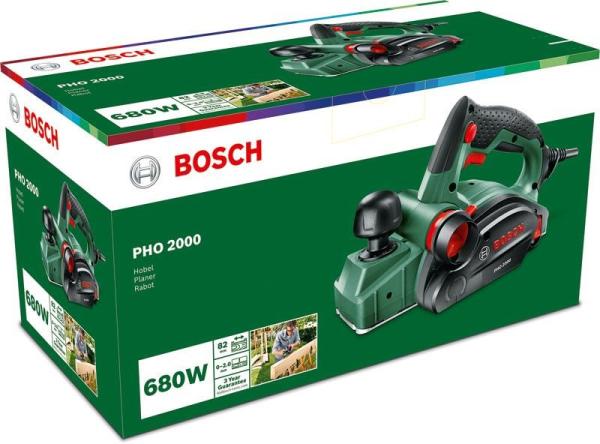 Bosch PHO 2000 hoblík, šířka 82 mm, aretace proti zapnutí, ochranná botka, oboustranné vyhazování hoblin1