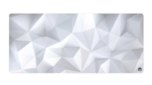 Endorfy Podložka pod myš Crystal Onyx White XL, 90 x 40 cm, Voděodolná, Bílá