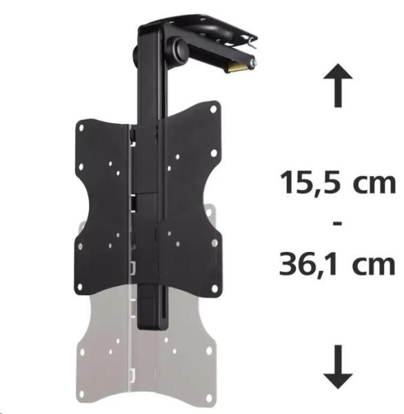 Hama stropní držák TV, 27-47 cm, sklopný, 200x200, černý1