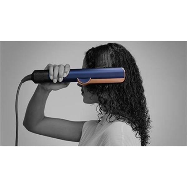 Dyson Airstrait HT01 žehlička na vlasy, LCD displej, Hyperdymium™ motor, automatická pauza, pruská modrá/měděná6