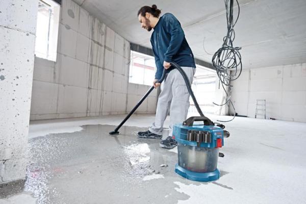 Bosch GAS 18V-10 L akumulátorový vysavač,  34, 0 l/ s,  objem nádoby 10 l,  Click & Clean4