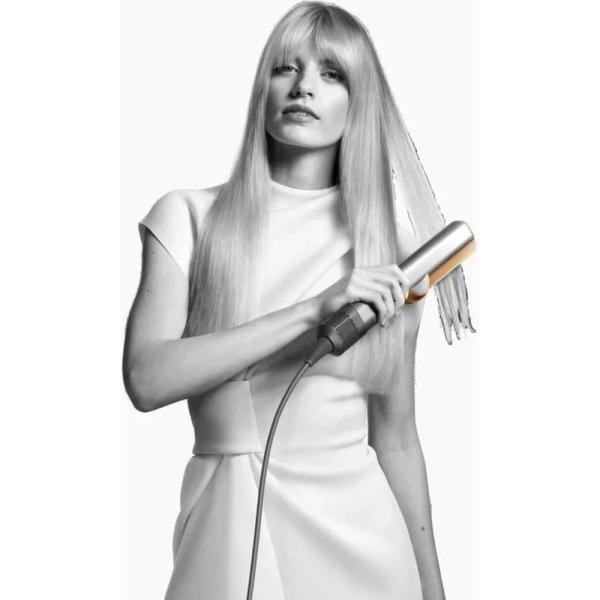 Dyson Airstrait HT01 žehlička na vlasy,  LCD displej,  Hyperdymium™ motor,  automatická pauza,  stříbrná/ měděná4
