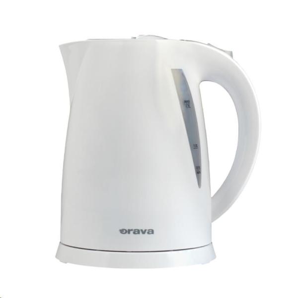 Orava VK-3117 W varná konvice 2000 W, 1.7 l, automatické vypnutí, bílá3
