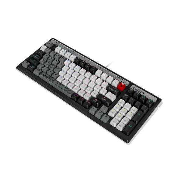 A4tech Bloody B950 podsvícená mechanická herní klávesnice RGB,  Brown Switch,  USB,  CZ,   šedá1