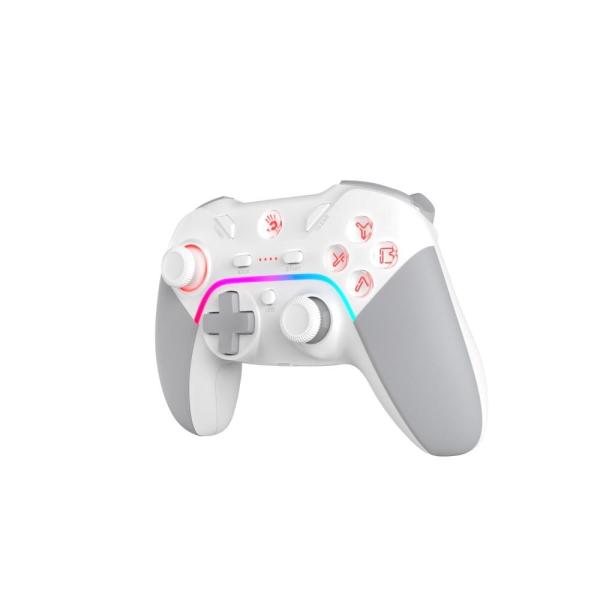 A4tech Bloody GPW70,  gamepad,  RGB,  Dual mode 2, 4G+USB,  bílá1